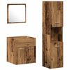 vidaXL Badezimmerm&ouml;bel-Set 4 stk. Altholz 41 x 38,5 x 46 cm