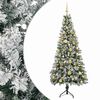 vidaXL K&uuml;nstlicher Weihnachtsbaum mit Weihnachtskugel 120 cm 150 LEDs