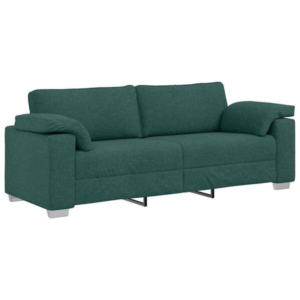vidaXL Sofa Dunkelgr&uuml;n Gesamtabmessungen: 219 x 80 x 80 cm (B x T x H)