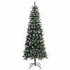 vidaXL K&uuml;nstlicher Weihnachtsbaum mit 300 LEDs mit St&auml;nder Gr&uuml;n 210 cm