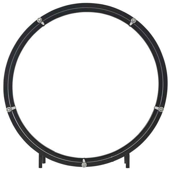 vidaXL Brennholzregal Schwarz 70 x 20 x 70 cm Stahl