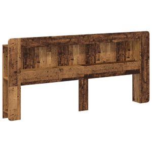 vidaXL Kopfteil-Schrank mit Speicher Altholz Holzwerkstoff