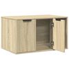 vidaXL Katzenklo Sonoma Eiche 80x50x45 cm Holzwerkstoff