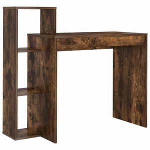 vidaXL Schreibtisch Ger&auml;ucherte Eiche Holzwerkstoff 100 x 40 x 90 cm