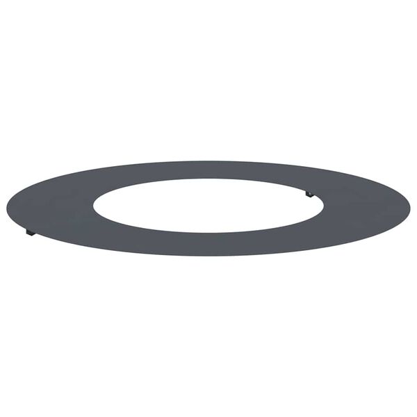 vidaXL geeignet f&uuml;r flachen Baumring Anthrazit &Oslash;40 / 70 cm Stahl