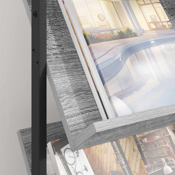 vidaXL Magazinregal Graues Sonoma 68 x 40 x 123.5 cm Holzwerkstoff