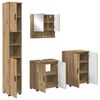 vidaXL Badezimmerm&ouml;bel-Set 4 stk. Artisan-Eiche 61 x 35 x 64 cm