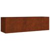vidaXL Hochbeet 280x80x80 cm Cortenstahl