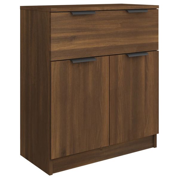 vidaXL Sideboard Braun Eichen-Optik 60x30x70 cm Holzwerkstoff