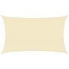 vidaXL Sonnensegel 160 g/m² Creme 5x8 m HDPE