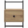 vidaXL Nachttisch 2 pcs Artisan-Eiche 35 x 30 x 51 cm Holzwerkstoff