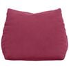 vidaXL R&uuml;ckenkissen Weinrot 45 x 20 x 35 cm Cordstoff