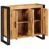 vidaXL Sideboard Braun 80 x 33 x 70 cm Massivholz Mango
