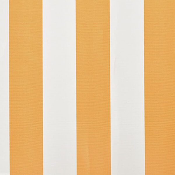 vidaXL Markisenbespannung Canvas Gelb & Weiß 6x3 m (ohne Rahmen)