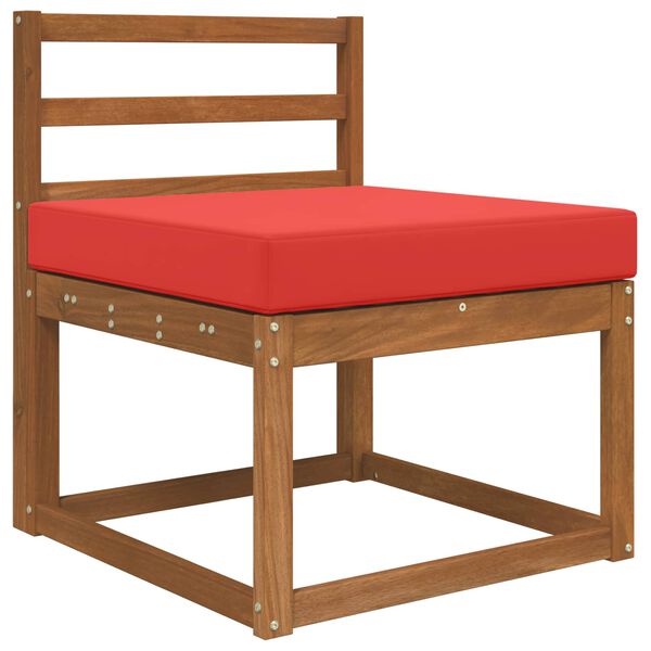 vidaXL Sofakissen f&uuml;r drau&szlig;en Rot 60 x 60 x 8 cm Polyester