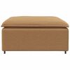 vidaXL Modulares Sofa Fu&szlig;hocker-Modul Beige 100x100x48 cm