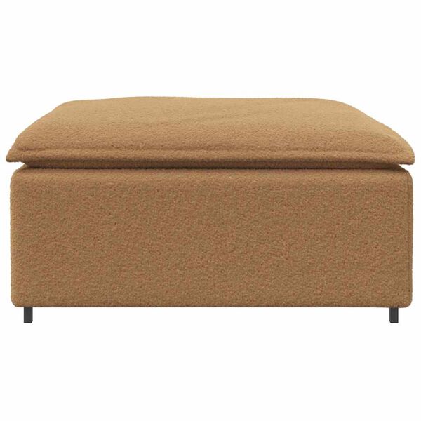 vidaXL Modulares Sofa Fu&szlig;hocker-Modul Beige 100x100x48 cm