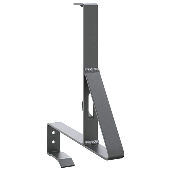 vidaXL Schneew&auml;chter Unterst&uuml;tzung 12 pcs Anthrazit 29,5 x 3 x 34,5 cm