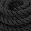 vidaXL Battle Rope Schwarz 15 m 11 kg Polyester