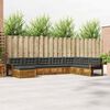 vidaXL Sofagarnituren 8 pcs Natur und Anthrazit Massivholz Akazie
