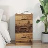 vidaXL Nachttisch mit Schubladen Altholz 38 x 38 x 66 cm Holzwerkstoff