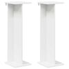 vidaXL Pflanzenst&auml;nder 2 pcs Wei&szlig; 25 x 25,5 x 80,5 cm Holzwerkstoff