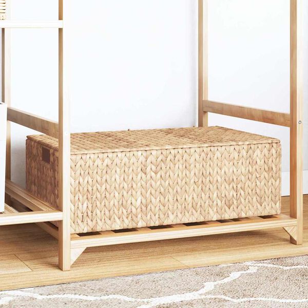 vidaXL Aufbewahrungsbox Braun 60 x 38 x 20 cm Wasserhyazinthe