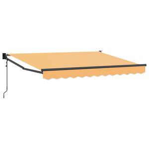 vidaXL Ausziehbare Markise Sand 4,5 &times; 3 m Polyester und Metall