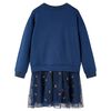 Kinderkleid mit Langen Ärmeln Marineblau 104
