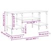 vidaXL TV-Schrank Braun Eichen-Optik 102x35x45,5 cm Holzwerkstoff