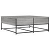 vidaXL Couchtisch Grau Sonoma 100x99x40 cm Holzwerkstoff