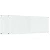 vidaXL K&uuml;chenr&uuml;ckwand 2 stk. Transparent 110 x 40 cm Geh&auml;rtetes Glas