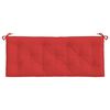 vidaXL Gartenbank-Auflagen 2 Stk. Rot 120x50x7 cm Oxford-Gewebe