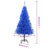 vidaXL K&uuml;nstlicher Weihnachtsbaum mit St&auml;nder Blau 120 cm PVC