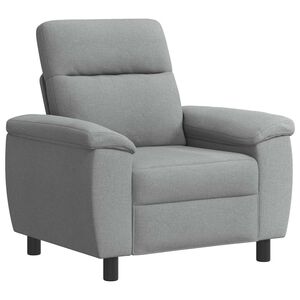vidaXL Sofa Hellgrau 95 x 90 x 95 cm Stoff