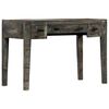 vidaXL Schreibtisch Schwarz 110&times;50&times;75 cm Massivholz Mango