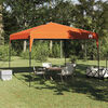 vidaXL Pop-up Pavillon Zelt Orange 300 x 300 cm Stoff