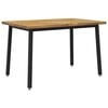 vidaXL Quadratischer Esstisch 120 x 90 x 75 cm Massivholz Akazie
