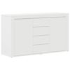 vidaXL Sideboard mit Schubladen Wei&szlig; 120 x 36 x 69 cm Holzwerkstoff