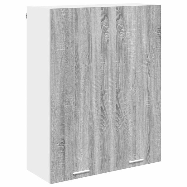 vidaXL H&auml;ngeschrank Graues Sonoma 80 x 31 x 100 cm Holzwerkstoff