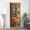 vidaXL Highboard mit Schubladen 2 pcs Altholz Holzwerkstoff