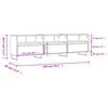 vidaXL TV-Schrank Weiß 150x30x44,5 cm Holzwerkstoff