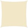 vidaXL Sonnensegel 160 g/m&sup2; Creme 5x5 m HDPE