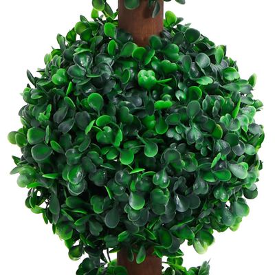 vidaXL Künstlicher Buchsbaum mit Topf Kugelform Grün 90 cm