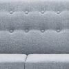 vidaXL Sofa L-Form Stoff 171,5x138x81,5 cm Hellgrau