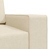 vidaXL Schlafsofa 200cm Creme Stoff