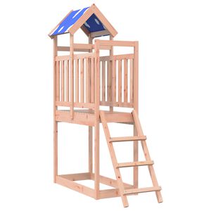 vidaXL Spielturm Braun 52,5 x 110,5 x 215 cm Massives Douglasienholz