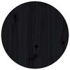 vidaXL Couchtisch Schwarz &Oslash; 40x60 cm Massivholz Kiefer