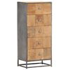 vidaXL Highboard mit Schubladen 45x30x100 cm Altholz Massiv