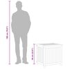 vidaXL Gartenbox 60x50x58 cm Massivholz Teak